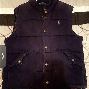 Polo Ralph Lauren Quilted Flannel Vest Men’s Large